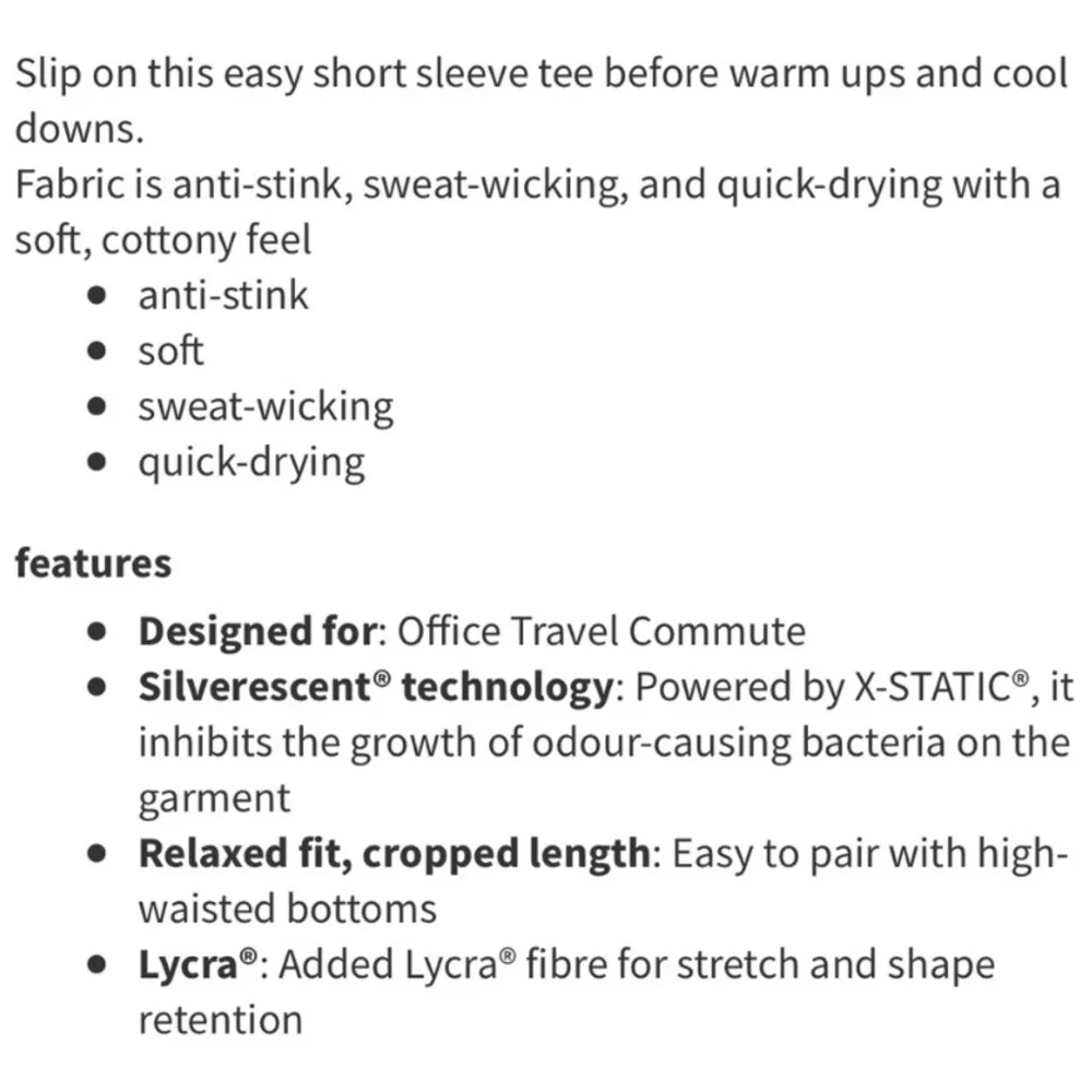 Lululemon Short Notice Crop Tee - Picture 7 of 7